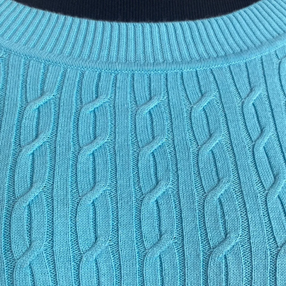 Talbots Round Neck Pima Cotton Sweater